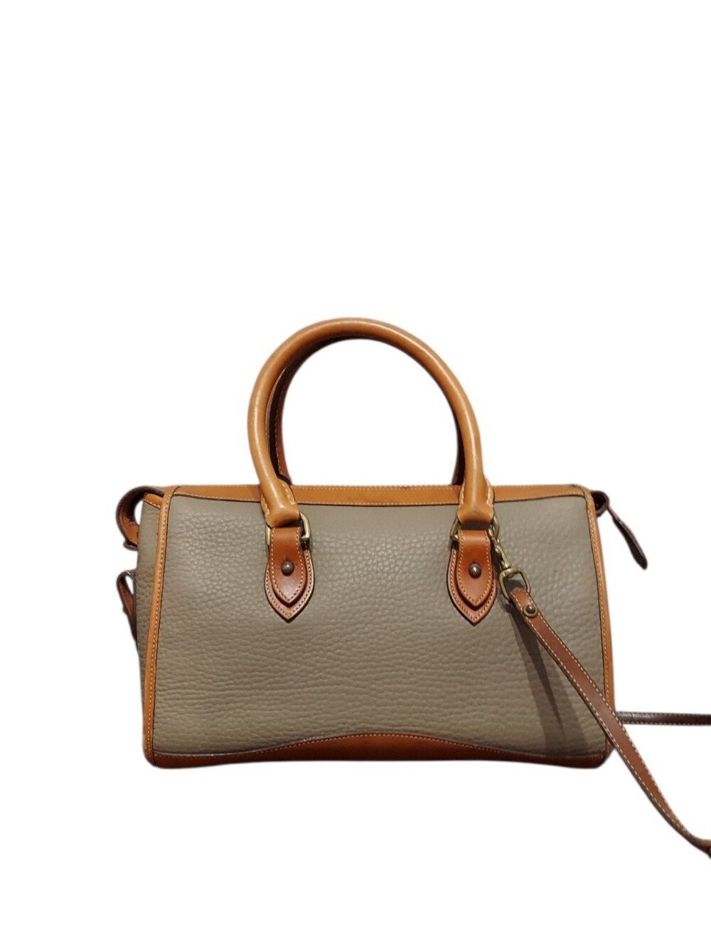 Dooney & Boutke Vintage All Weather Leather Satchel With Shoulder Strap - Picture 6 of 13